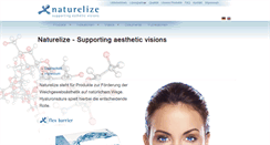 Desktop Screenshot of naturelize.com